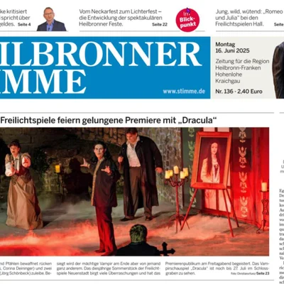 Pressestimmen zur Saison 2025 Pressestimmen zur Saison 2025