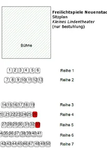 Dateivorschau: Sitzplan Kleines Lindentheater - ohne Tische